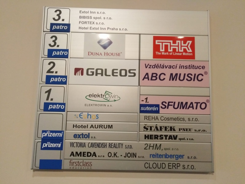 ABC Music v.o.s. Sfumato ® (Splývavé čtení ®) - sídlo společnosti