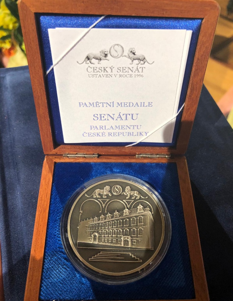 Stříbrná pamětní medaile Senátu